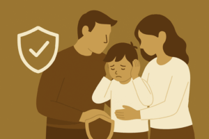 parent researching life insurance for autistic child